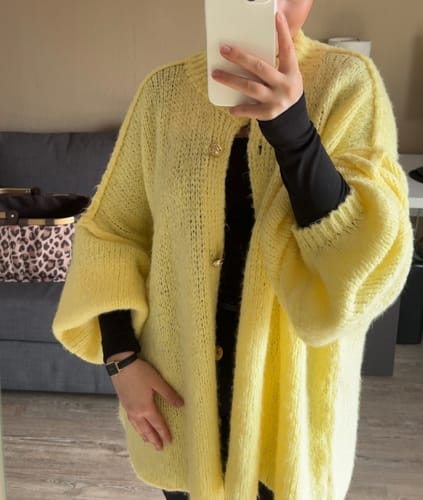Customer photo review of Oversized Cardigan "CozyGlam"