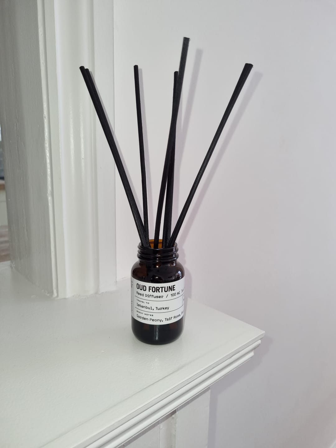 Customer photo review of Oud Fortune Reed Diffuser