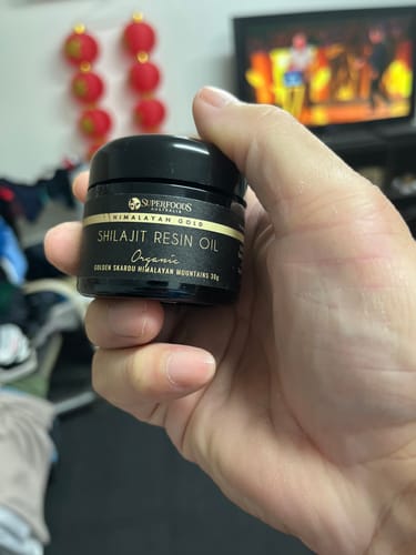 Customer photo review of Shilajit Resin Oil Himalayan Gold