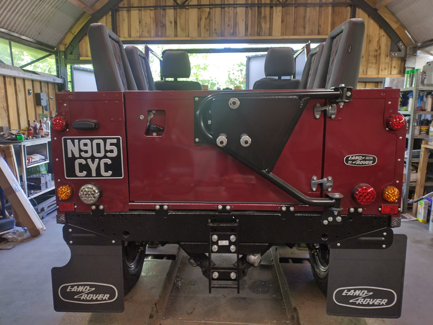 Customer photo review of Classic Metal Pressed Number Plate 520 x 111mm & 11 x 8 inches