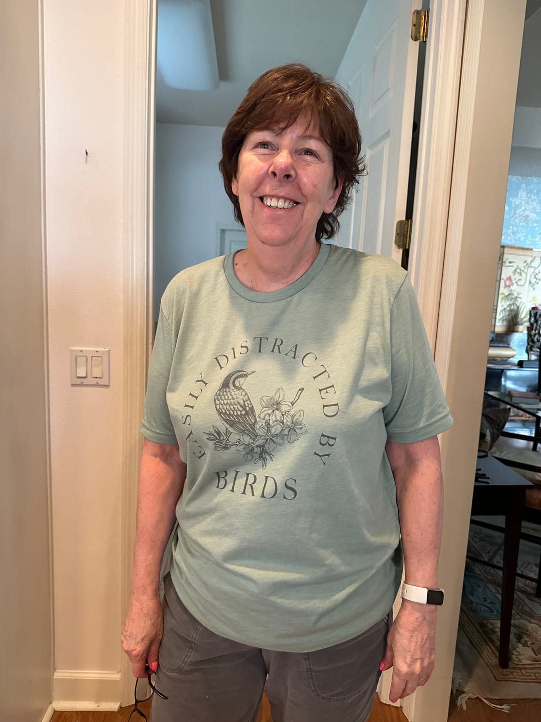 Customer photo review of Easily Distracted By Birds