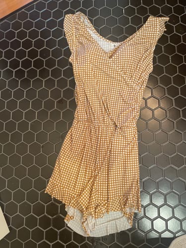 Customer photo review of ginger swim romper