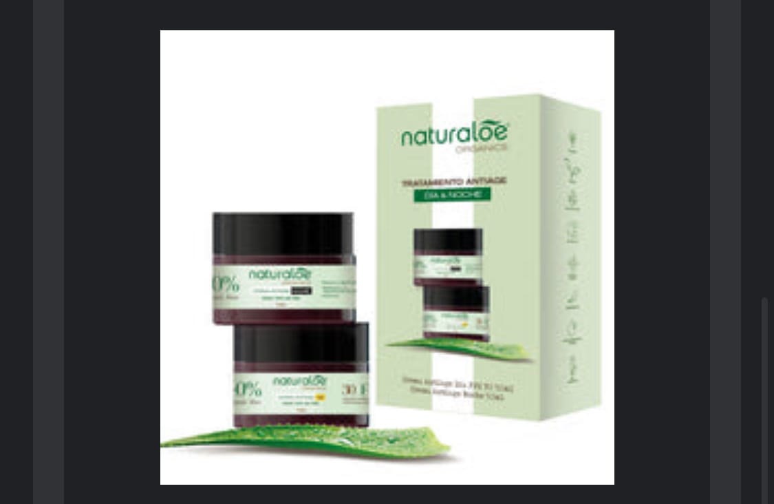 Customer photo review of Set Antiage Crema día SPF30 + Crema/Gel Noche