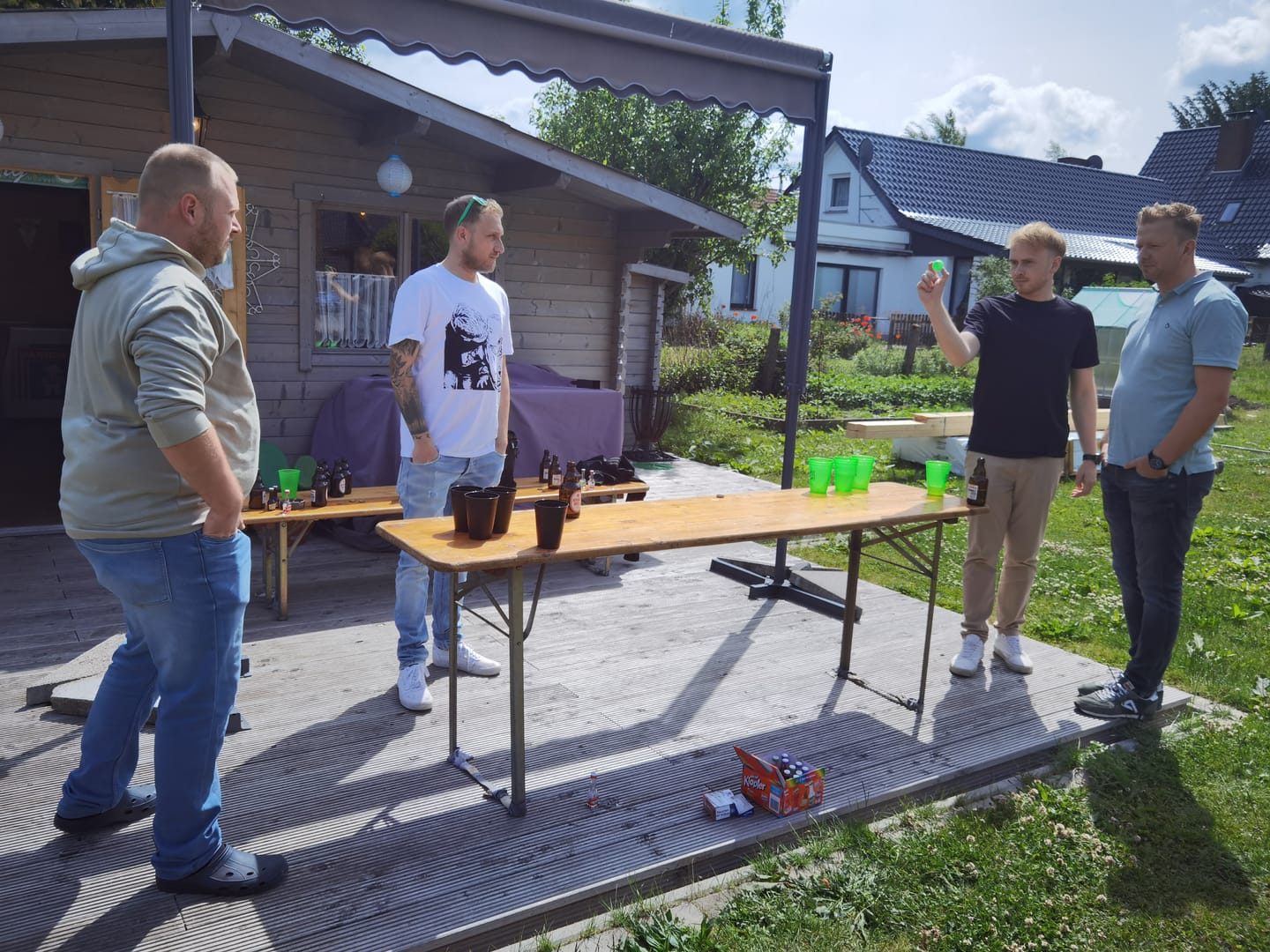Customer photo review of QR-Pong Set