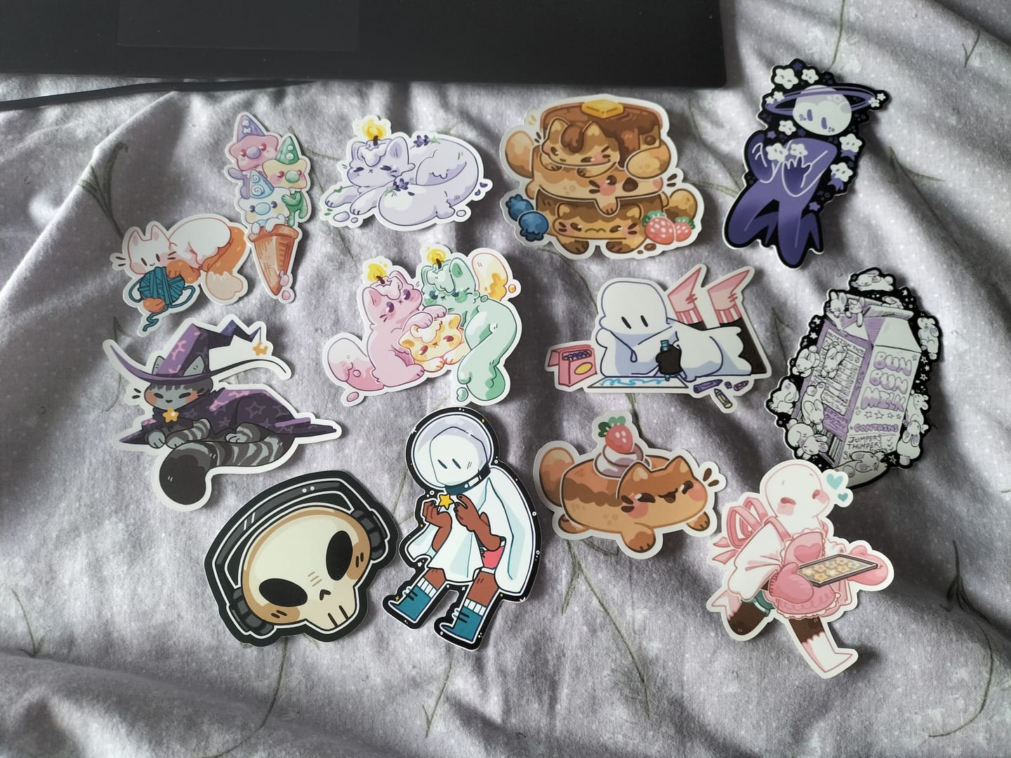 Customer photo review of Bunny Milk Sticker