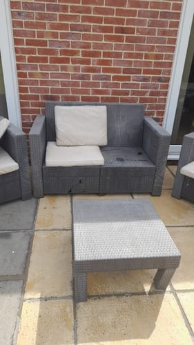 Customer photo review of Plain Water Resistant Polyester Fabric