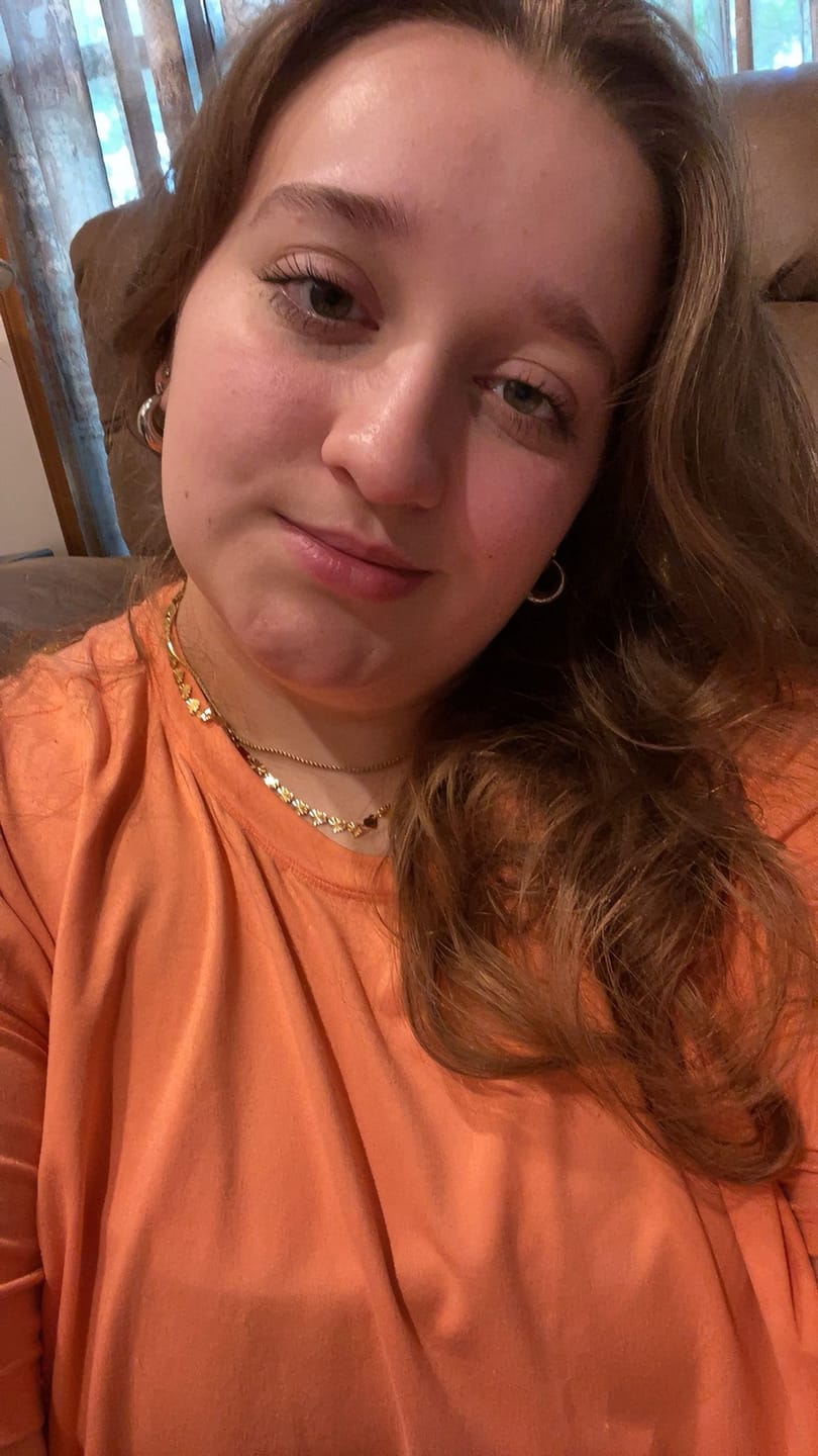 Customer photo review of Starlight Heart Chain Necklace