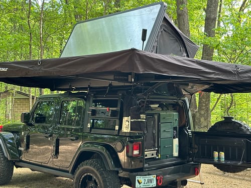 Customer photo review of OPENROAD  270 Free Standing Awning for Camping