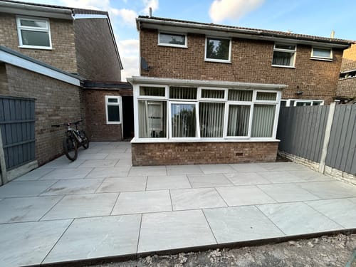 Customer photo review of Kandala - Grey Porcelain Paving Tiles - 900 x 600 x 20mm