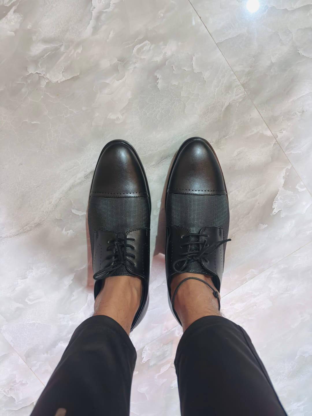 Customer photo review of Bacca Bucci WINDSOR Formal Shoes with Superior Comfort | All Day Wear Office Or Party Lace-up Shoes