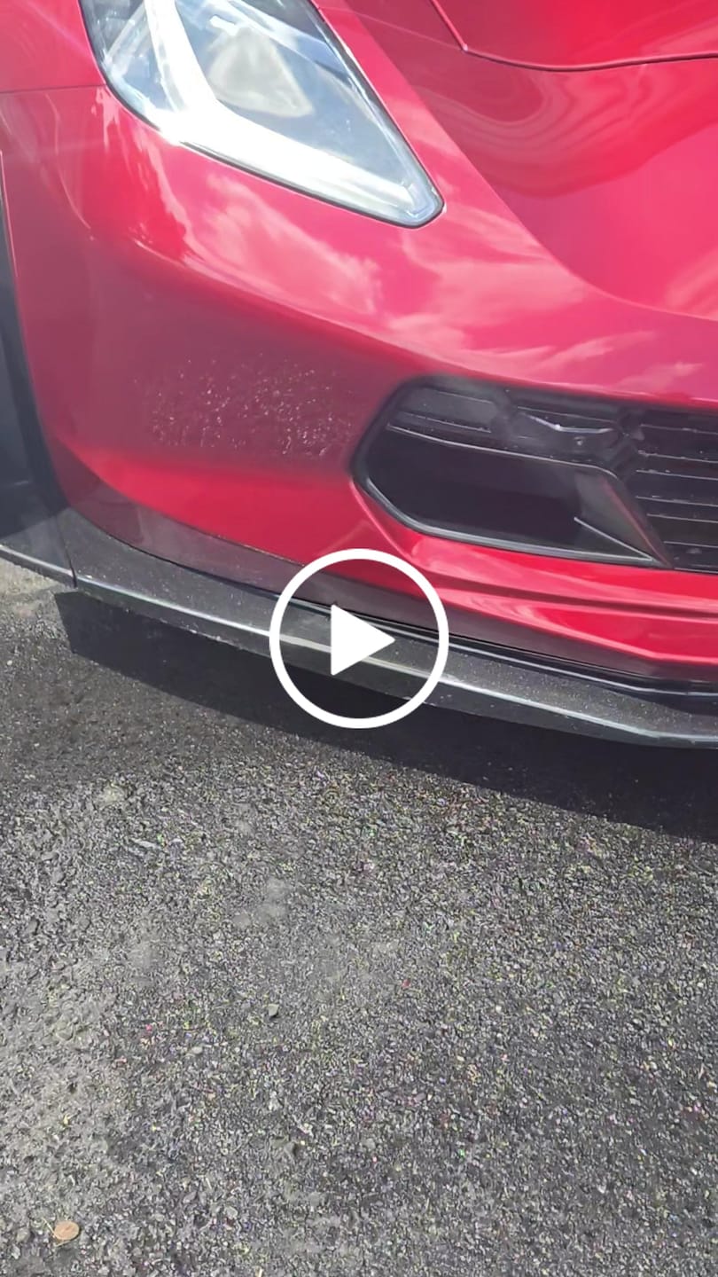 Customer video review of Corvette C7 Add On Rear Bumper Diffuser