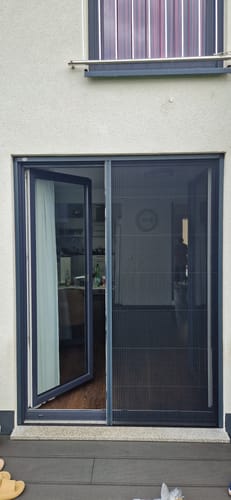 Customer photo review of Fliegengitter zum Schieben