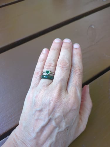 Customer photo review of Greenstone Ring