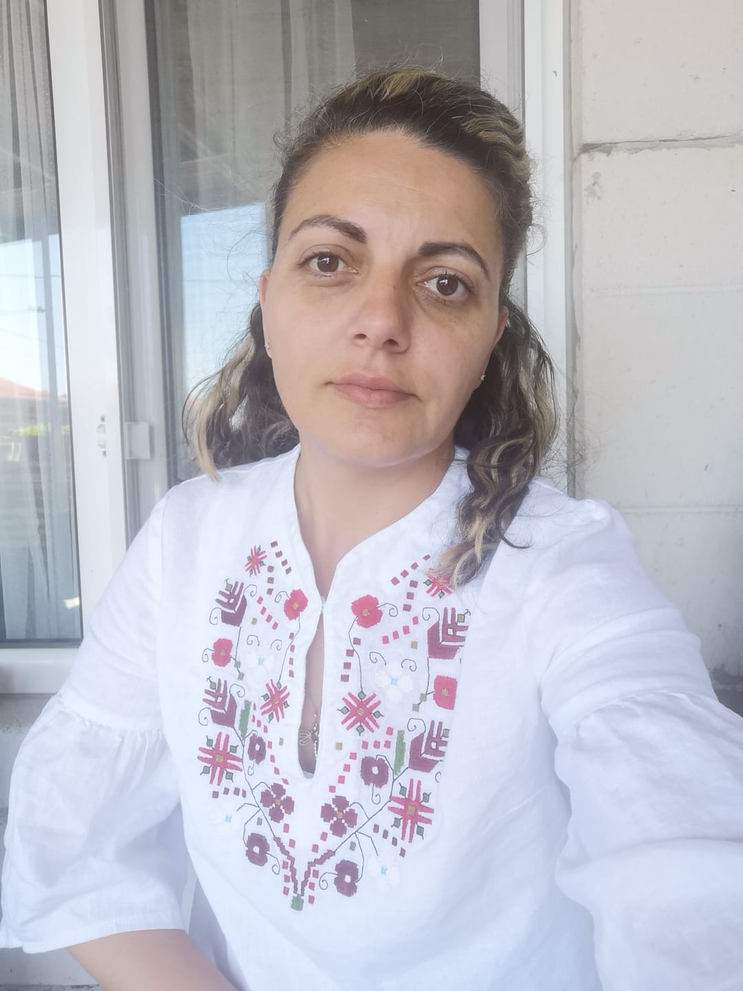Customer photo review of Дамска риза "Тракийска"