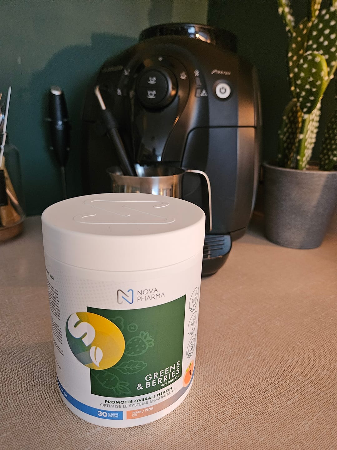 Customer photo review of Nova Pharma - Greens & Berries 420g
