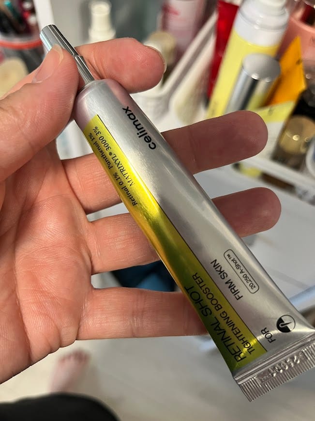 Customer photo review of Liftinga efektu piešķirošs krēms-būsteris ar retinālu Celimax THE -A Retinal Shot Tightening Booster