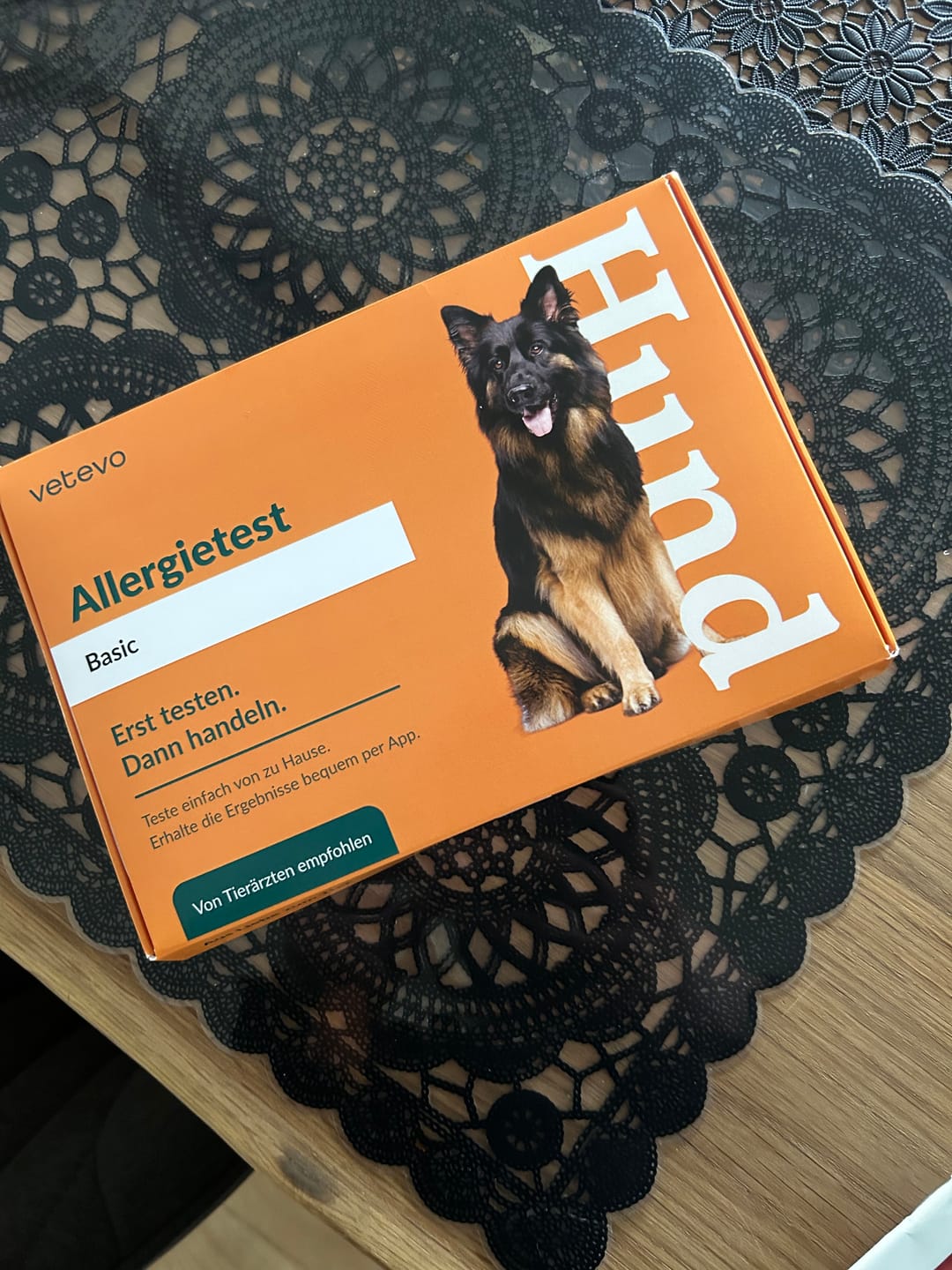 Customer photo review of Allergietest Basic Hund