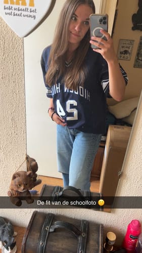 Customer photo review of L.A. FOOTBALL JERSEY NAVY