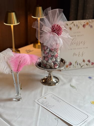 Customer photo review of Wholesale 40cm Creative Colored Metal Ball Black Refill Feather Pen