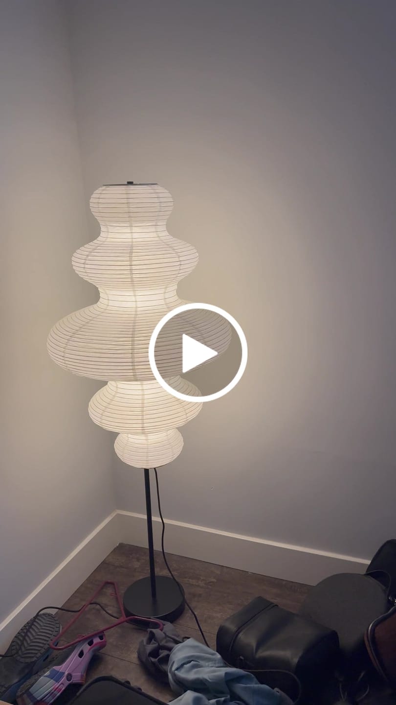 Customer video review of Zephyr Paper Floor Lamp