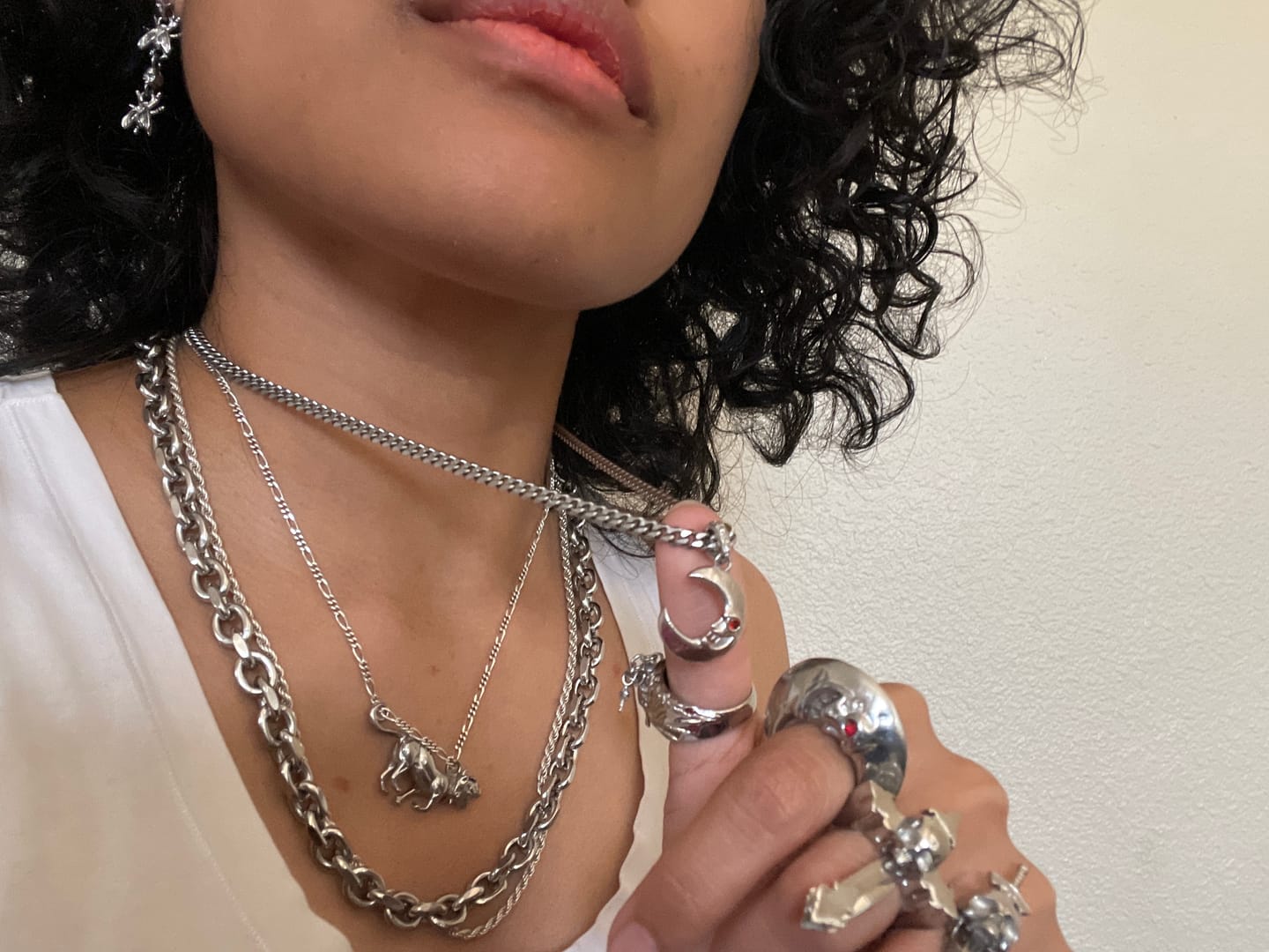 Customer photo review of LUNA THE LUNATIC LUNAR PENDANT