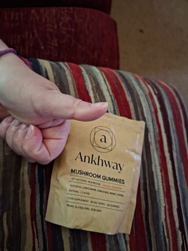 Customer photo review of Mushroom Gummies