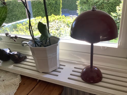 Customer photo review of Bordslampa - Svamplampa Flowerbud - Batteridriven 5000 mAH