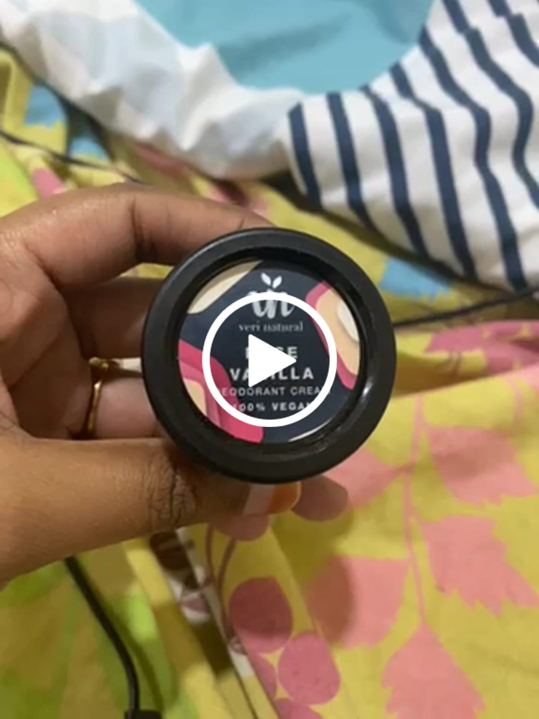 Customer video review of Mini - Extra Strength Natural Deodorant Cream