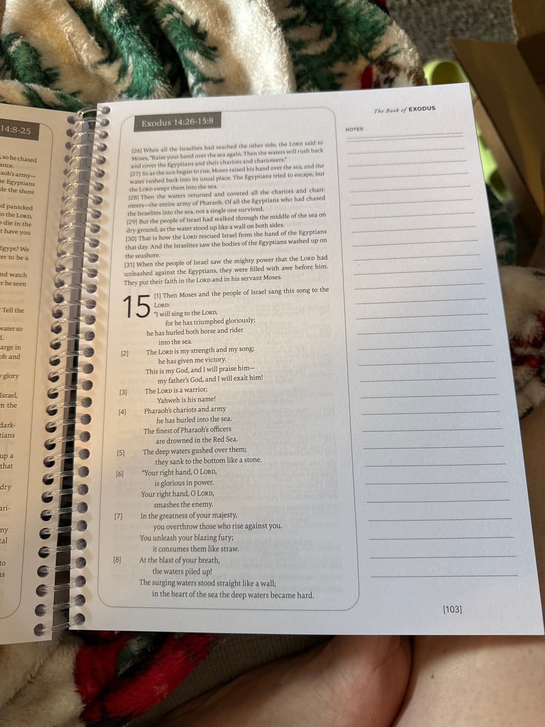 Customer photo review of Spiral Bible™ - NLT - Joshua - Esther (Softcover)