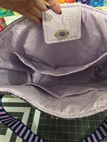 Customer photo review of Luggage Rider Carry-on Bag Pattern - Cut Loose Press