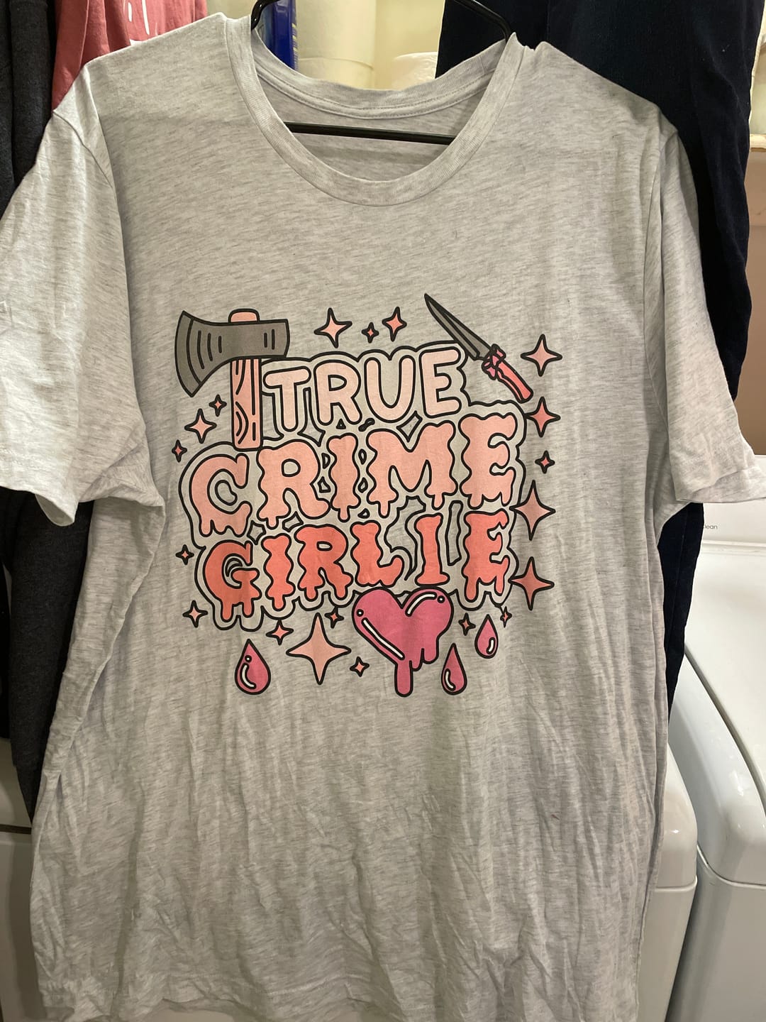 Customer photo review of Bi-monthly True Crime T-shirt Club Subscription