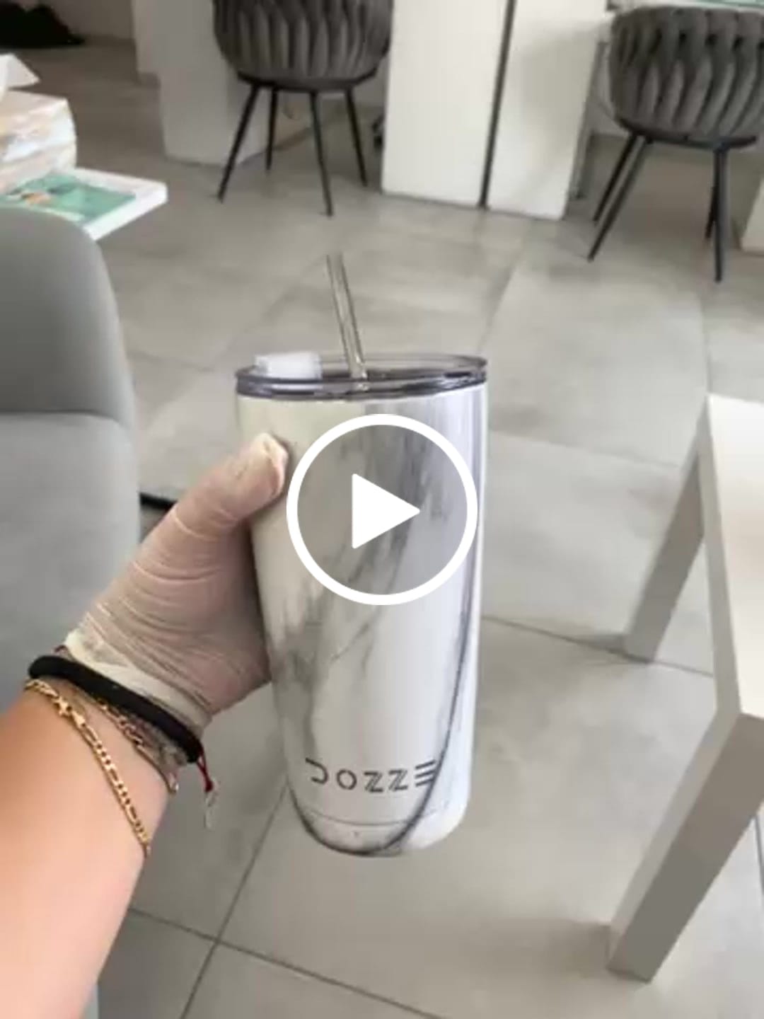 Customer video review of DOZZE Tumbler Lid