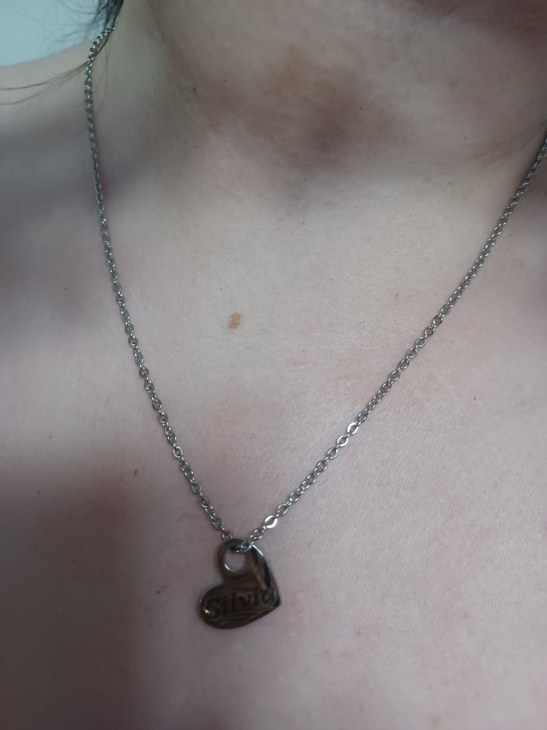 Customer photo review of Collana Cuoricini con Nomi Incisi ✦ Cuori di Mamma