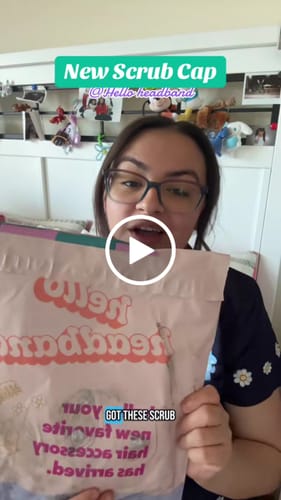 Customer video review of DuoStyle Scrub Hat - Fern Garden