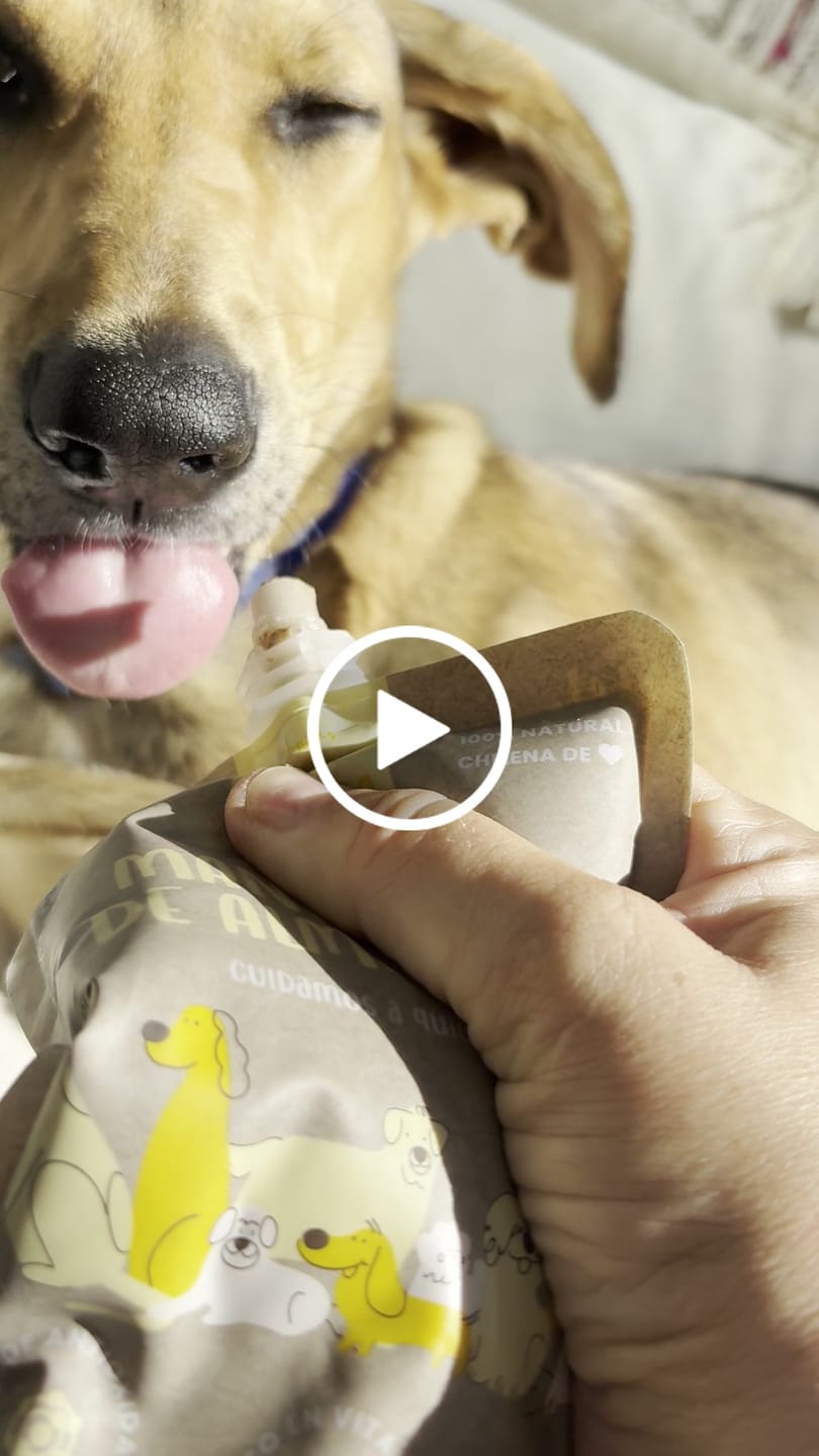 Customer video review of Mantequilla de almendras