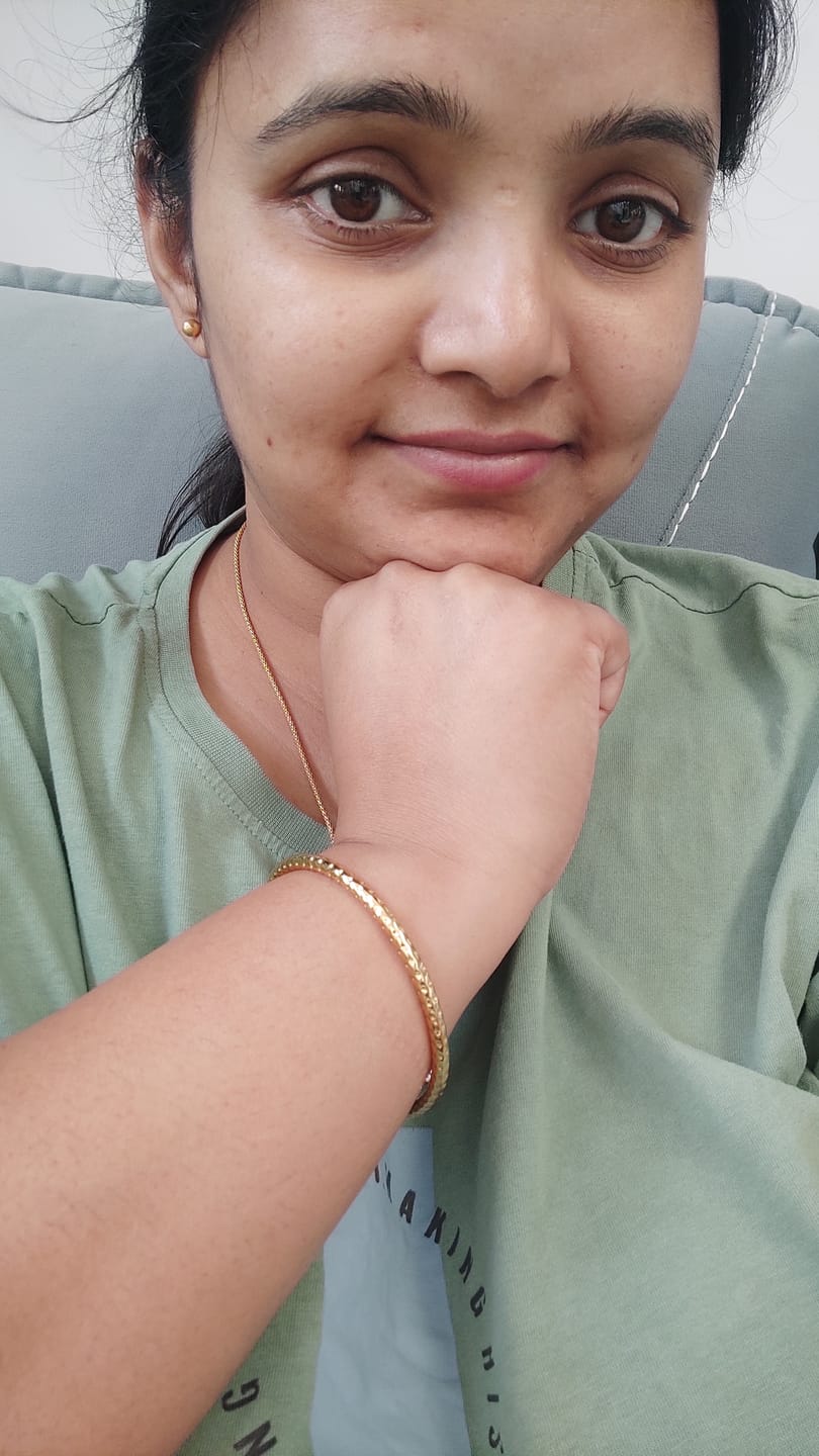 Customer photo review of Gold Plated Circle Hammered Buddhist Bracelet