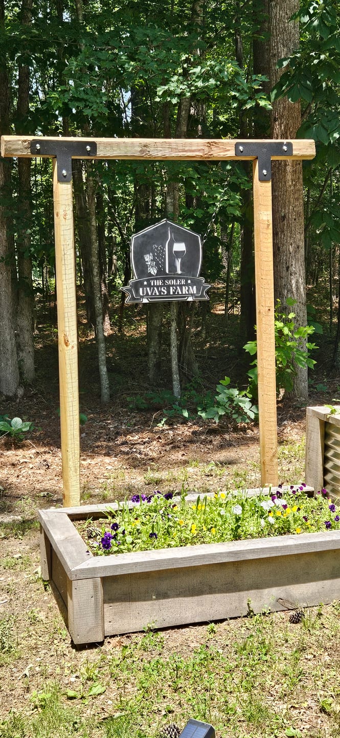 Customer photo review of Vineyard Sign