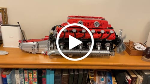 Customer video review of The Ultimate V12 Engine & Gearbox 3471pcs
