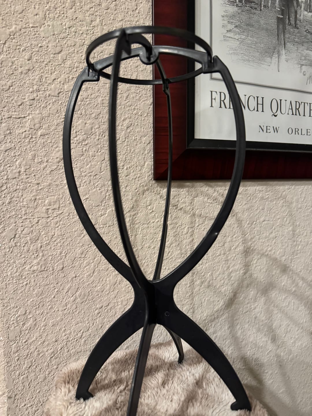 Customer photo review of WIG DRYING STAND