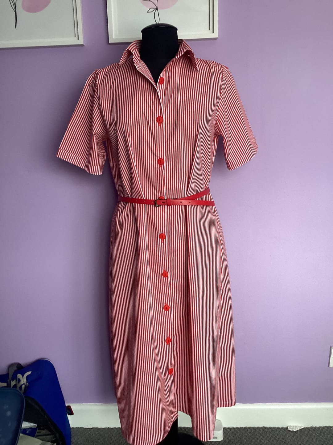 Customer photo review of Candy Stripes Polycotton Fabric