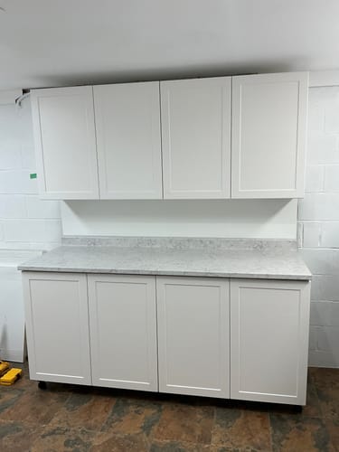 Customer photo review of 36" Wide Base Cabinet - Thermofoil Doors