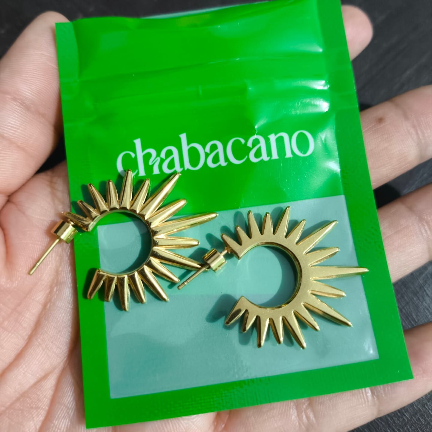 Customer photo review of Aretes Caribe