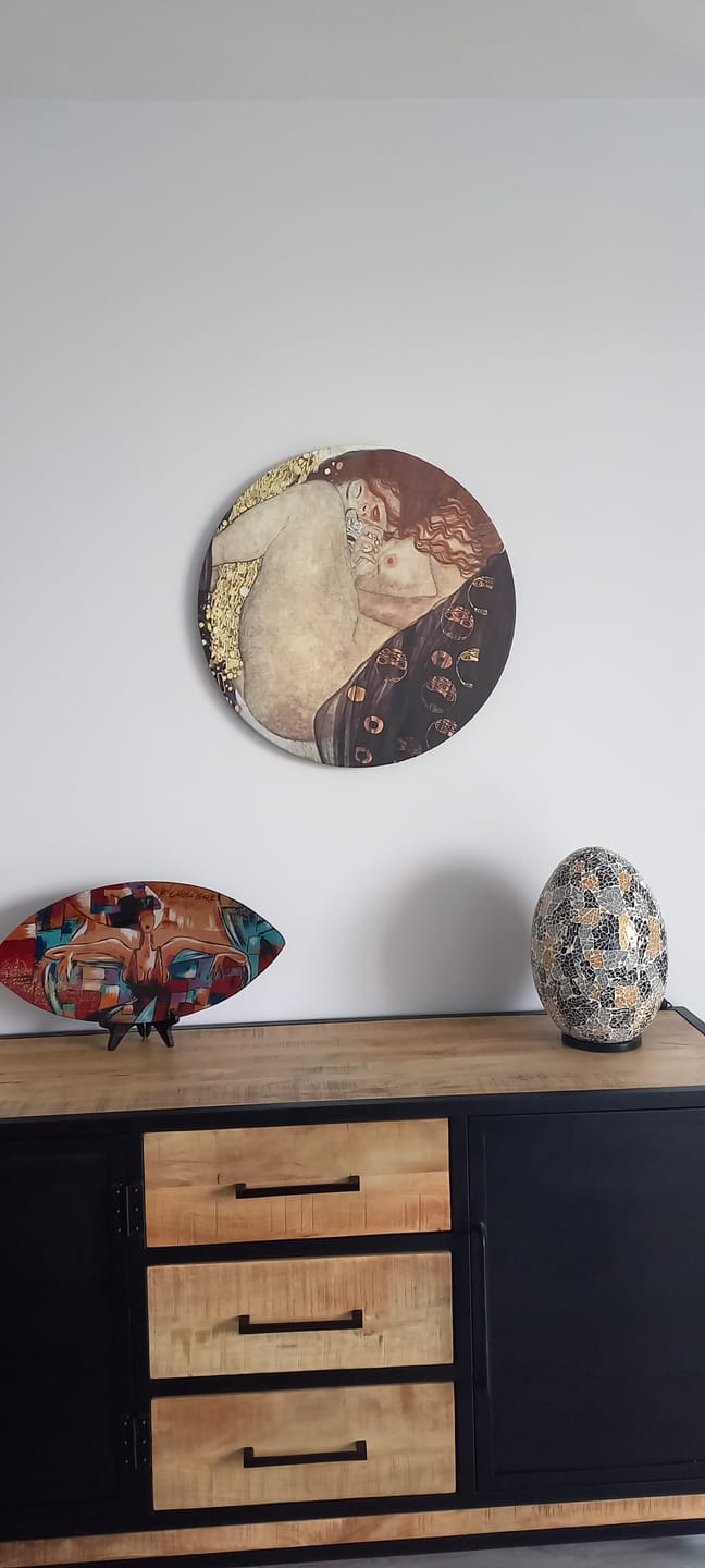 Customer photo review of Tableau Rond - Danaé (Klimt)