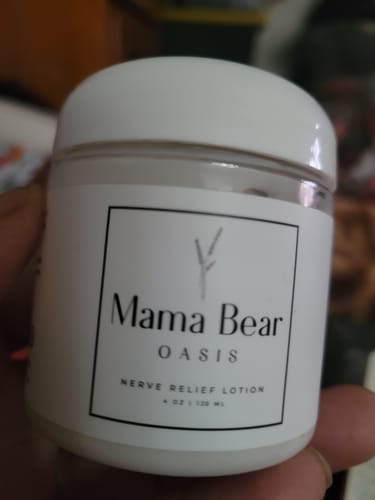 Customer photo review of 3 Pack - Mama Bear Nerve Relief Lotion -