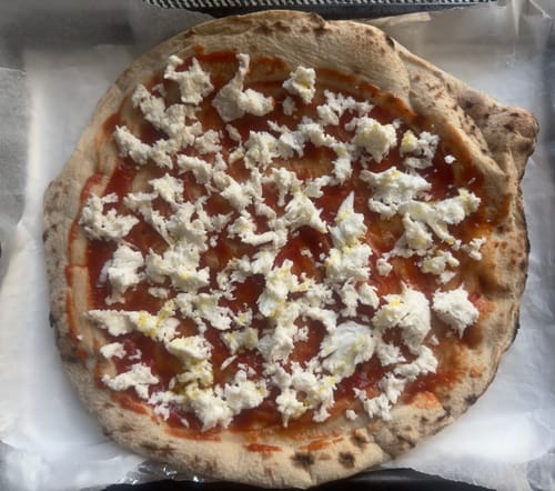 Customer photo review of Sourdough Pizza Bases