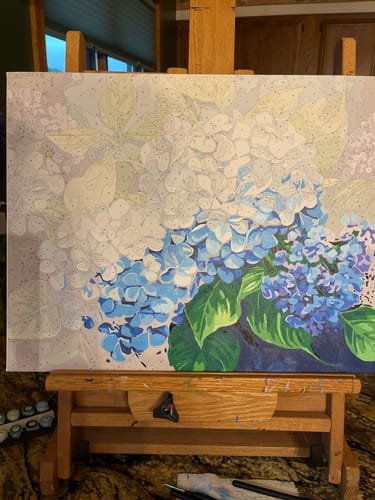 Customer photo review of Blue Hydrangea
