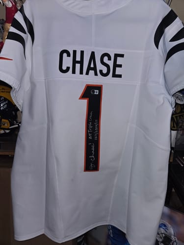 Customer photo review of Ja'Marr Chase Autograph Signing