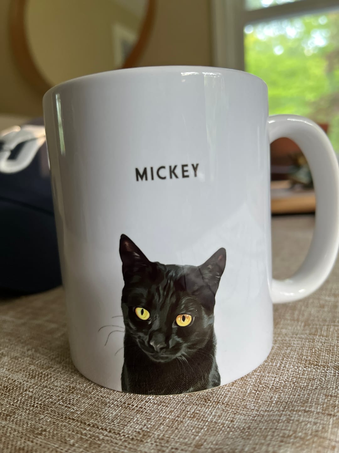 Customer photo review of Custom Pet Portrait Mug