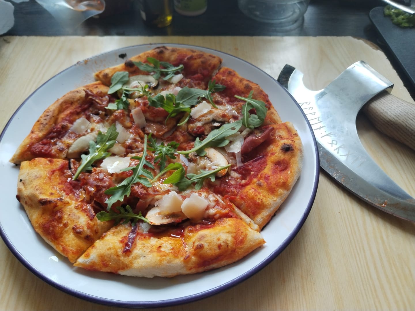 Customer photo review of The Original Pizza Axe - Seconds
