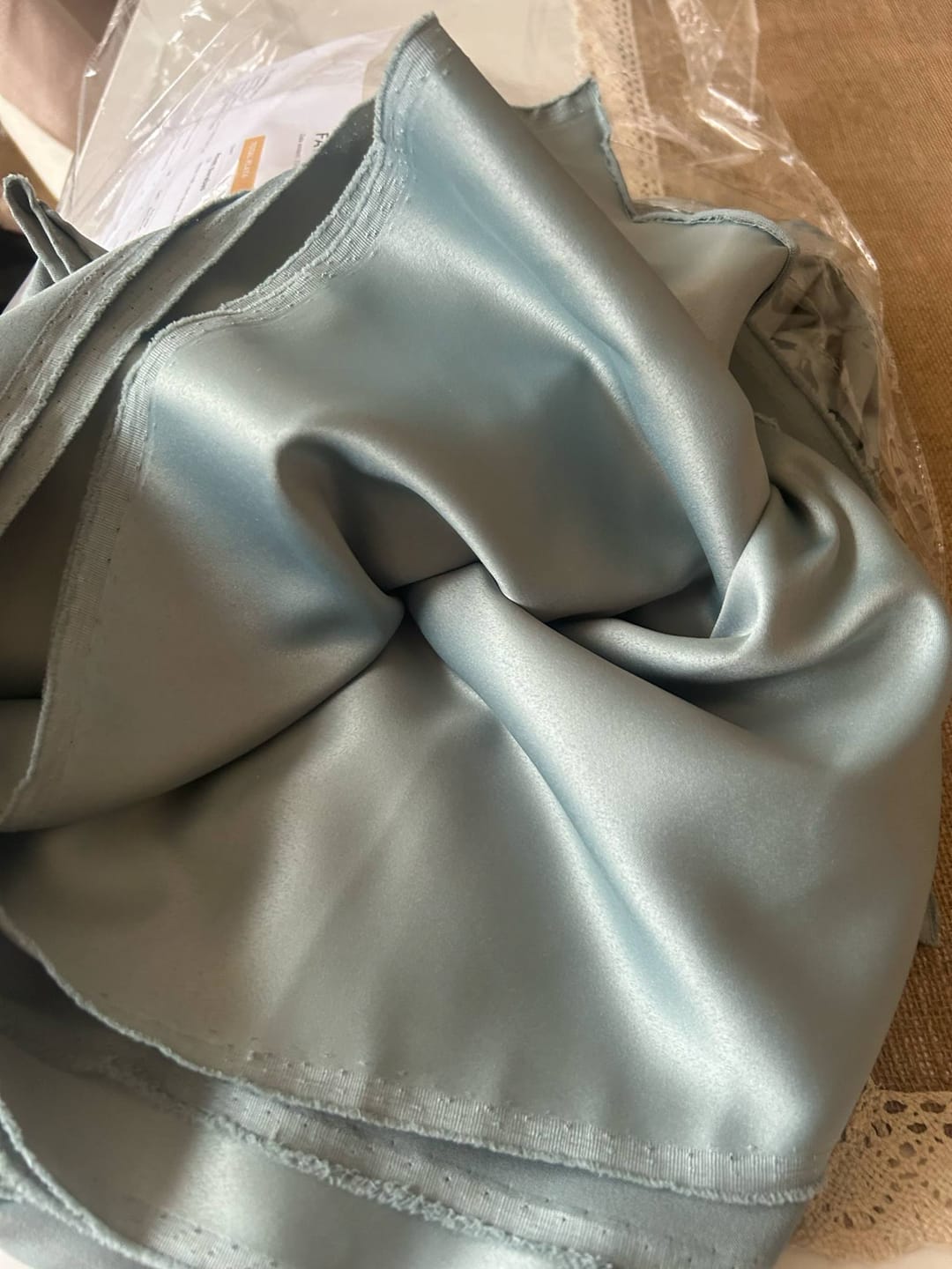 Customer photo review of Tafta Elastica Premium Verde Ou de Rata